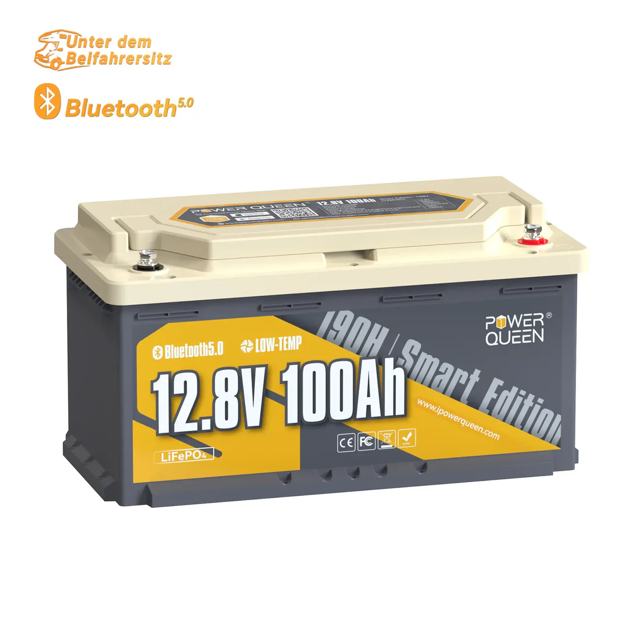 Акумулятор Power Queen 12.8V 100Ah 190H