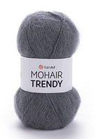 Пряжа Mohair Trendy Yarnart-114 сірий