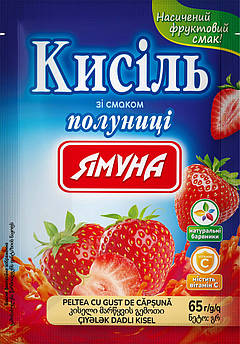 Кисіль зі смаком полуниці ТМ Ямуна (Я00055)