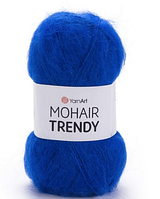 Пряжа Mohair Trendy Yarnart-128 синій