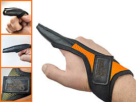 Напальчник для силового закидання "Кіготь" (L-XL) к:Помаранчевий