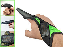 Напальчник для силового закидання "Кіготь" (L-XL) к:Зелений