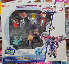 Робот-трансформер Робот трансформер Динобот 5 в 1 динозаври Mech Deformation 5 in 1 dino
