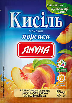 Кисіль зі смаком персика ТМ Ямуна (Я00054)