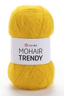 Пряжа Mohair Trendy Yarnart-136 жовтий