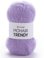 Пряжа Mohair Trendy Yarnart-138 бузковий