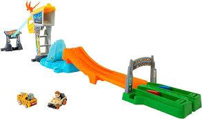 Ігровий набір Hot Wheels Racerverse Blues Raptor Rush Track Трамплін Jurassic World  HTP12