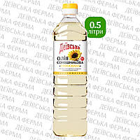 Олія соняшникова рафінована "Рафінована", ТМ "Деївська", 0.5 л