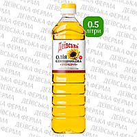 Олія соняшникова нерафінована "Запашна", ТМ "Деївська", 0.5 л