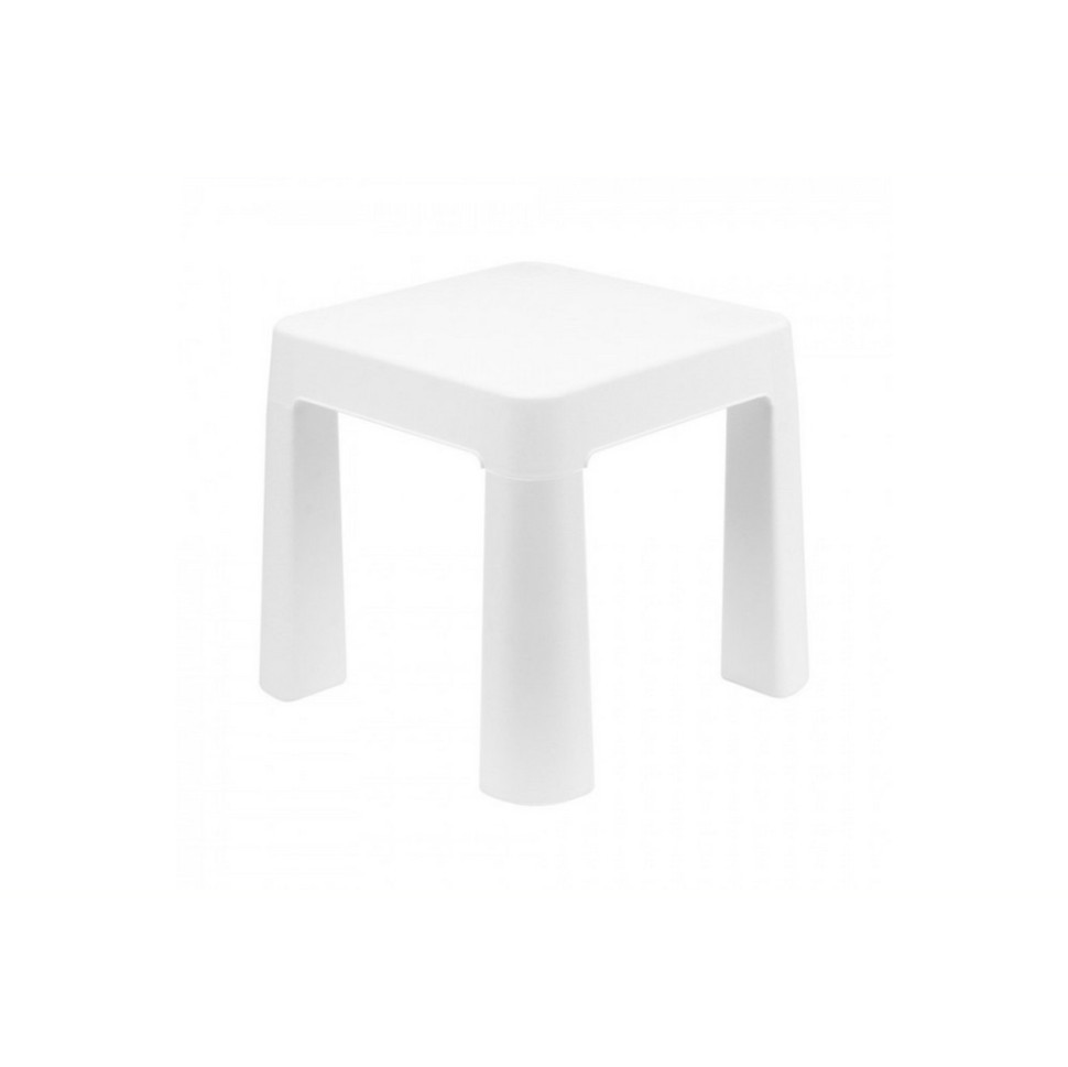 Дитячий табурет 0891TXK білий, до 75 кг 32 х 32 х 28 см, фото 1
