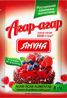 Агар-агар харчовий 8г ТМ Ямуна