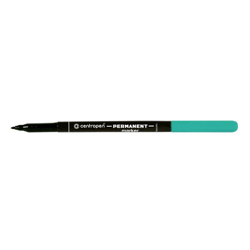 Маркер перманентний Centropen 2536 зелений водост світлочут 1мм(12)