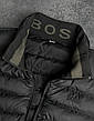 Чоловіча куртка Hugo Boss чорна єврозима, брендова тепла куртка Бос зимова люкс якість, фото 8