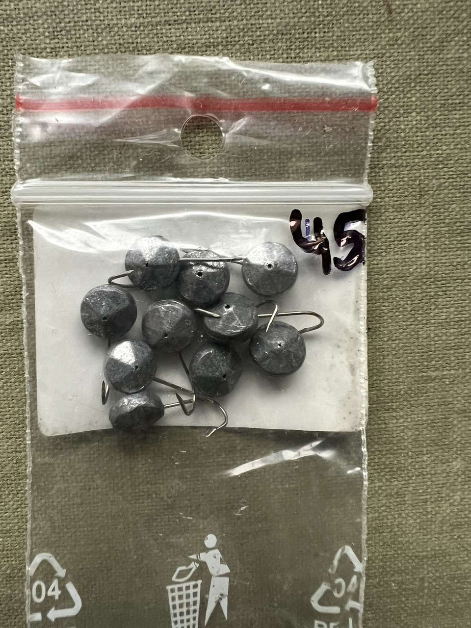 Мормилка свинцева No45 (10 шт.), фото 1