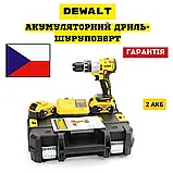 Акумуляторний безщітковий шуруповерт DeWALT DCD996P2 36V 6AH Ударний дриль-шуруповерт в пластиковому кейсі, фото 3