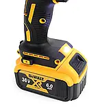 Акумуляторний безщітковий шуруповерт DeWALT DCD996P2 36V 6AH Ударний дриль-шуруповерт в пластиковому кейсі, фото 5