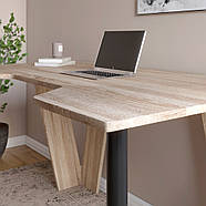 Комп'ютерний стіл LION Квест Бетон темний (LION-041164) ТОП, фото 3