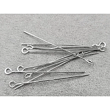 (25шт) Гвоздики-піни з колечком 4см, нержавіюча сталь