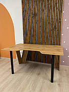 Комп'ютерний стіл LION Квест Бетон темний (LION-041164) ТОП, фото 4