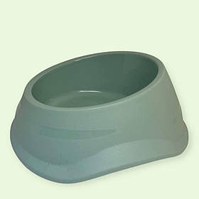 Миска пластикова універсальна для собак та котів Wave2, 0,32 л, 19×8 см