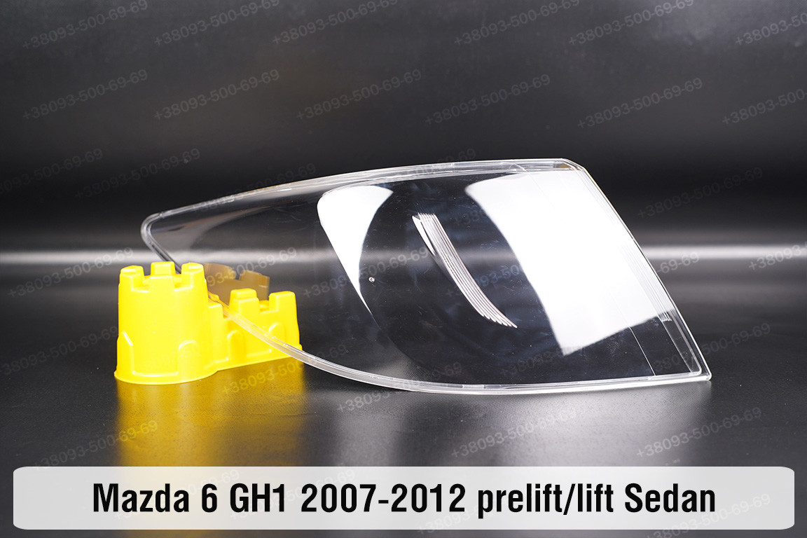 Скло заднього ліхтаря зовнішнє в крилі Mazda 6 GH1 Sedan (2007-2012) дорест/рест ліве, фото 1