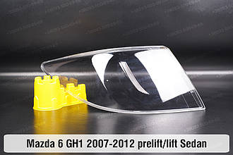 Скло заднього ліхтаря зовнішнє в крилі Mazda 6 GH1 Sedan (2007-2012) дорест/рест ліве