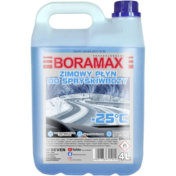 Омивач скло автомобільний зимовий Boramax, 4 л, фото 1