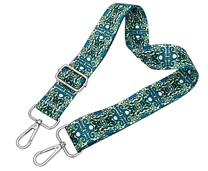 Ремінь для сумки через плече 38мм Кольоровий фурнітура нікель #28850