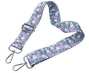 Ремінь для сумки через плече 38мм Кольоровий фурнітура нікель #29627