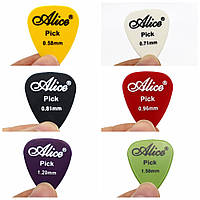 Набір медіаторів Alice 6 шт. Медіатор для гітари 0.58 -1.5 мм