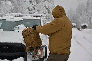 Куртка зимова тактична легка Helikon Level 7 Climashield Apex KU-L70-NL-11-B05, фото 5