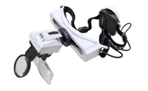 Лупа бінокулярна 9892Е1 з Led-підсвіткою, збільшення 5X, 10X, 15X, 20X, фото 1