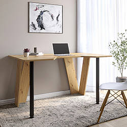 Стильний великий комп'ютерний ігровий стіл геймерський ергономічний для пк комп'ютера ноутбука 150 см ДСП Квест