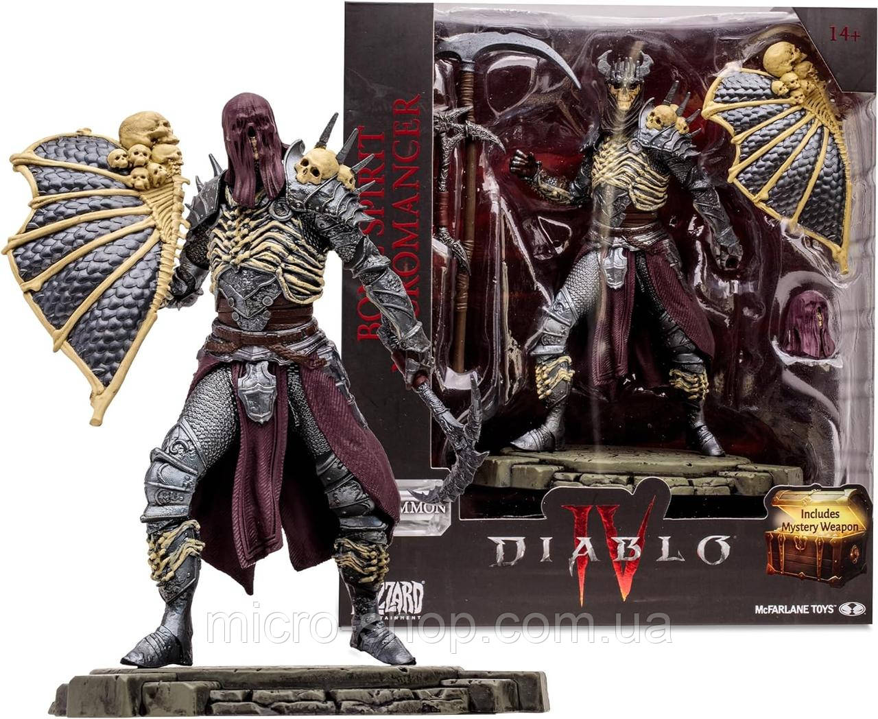 McFarlane Toys - Diablo IV Bone Spirit Necromancer Колекційна фігурка Діабло Костяний Дух Некромант