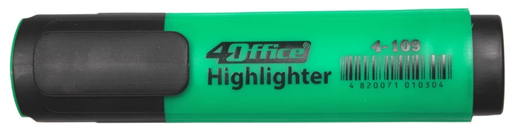 Маркер текстовий 1-5 мм 4office 4-109 зелений