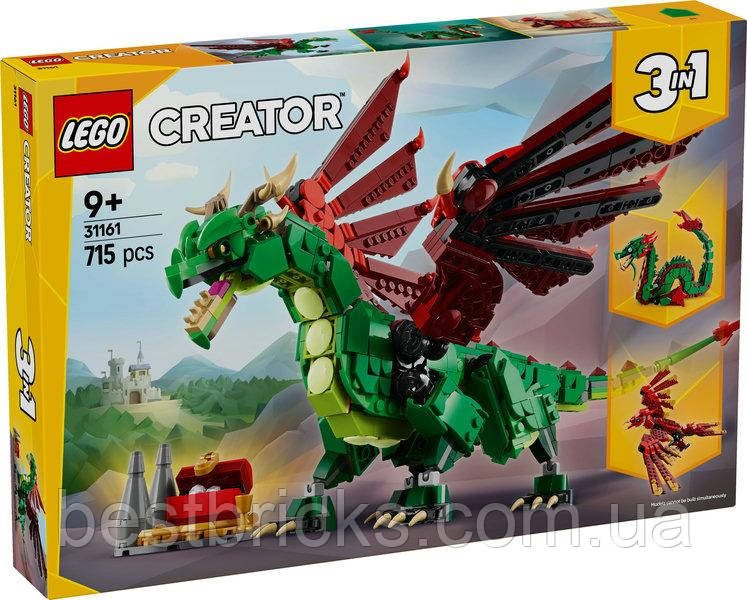 Конструктор Lego Creator Середньовічний дракон 31161, фото 1
