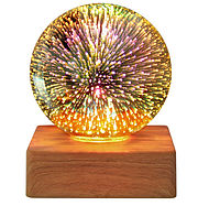 Нічник 3D кришталева куля MYT10257