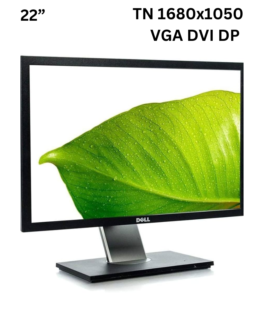 Монітор 22” Dell P2210/TN 1680x1050/16:10/VGA, DP, DVI Б/В