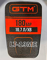 GTM Мийка в/т LT-19ME інд.двигун, тиск - 180бар, прод 11л/хв, шланг 10м, алюм. помпа, фото 6