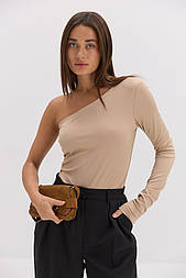 Жіноче класичне боді з довгим рукавом