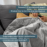 Ковдра з обігрівом 180*130 см із 6 температурними режимами з вельветової тканини HD 81 Beurer Німеччина, фото 7