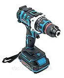 Ергономічний акумуляторний шуруповерт Makita 24V 5AH Ударний шурупокрут Потужний професыйний шуруповерт, фото 8