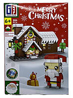 Новорічний блочний конструктор "Пряниковий будиночок"