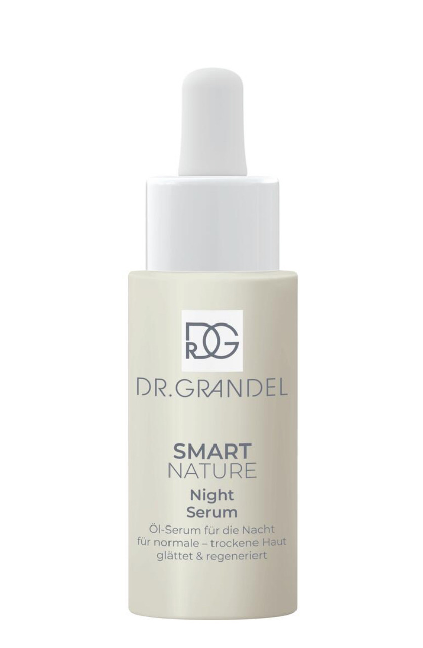 Нічна сироватка для сухої та нормальної шкіри Dr. Grandel Smart Nature Night Serum, 30 мл