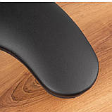 Підлокітник для манікюру ергономічний чорний на чорних ніжках, фото 6