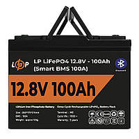 Акумулятор LiFePO4 LogicPower 12V (12.8V) - 100 Ah (1280Wh) Smart BMS 100А з Bluetooth для ДБЖ