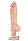 Вібратор реалістичний на присосці із пірсингом Blush Loverboy, 28х6,3 см., фото 2