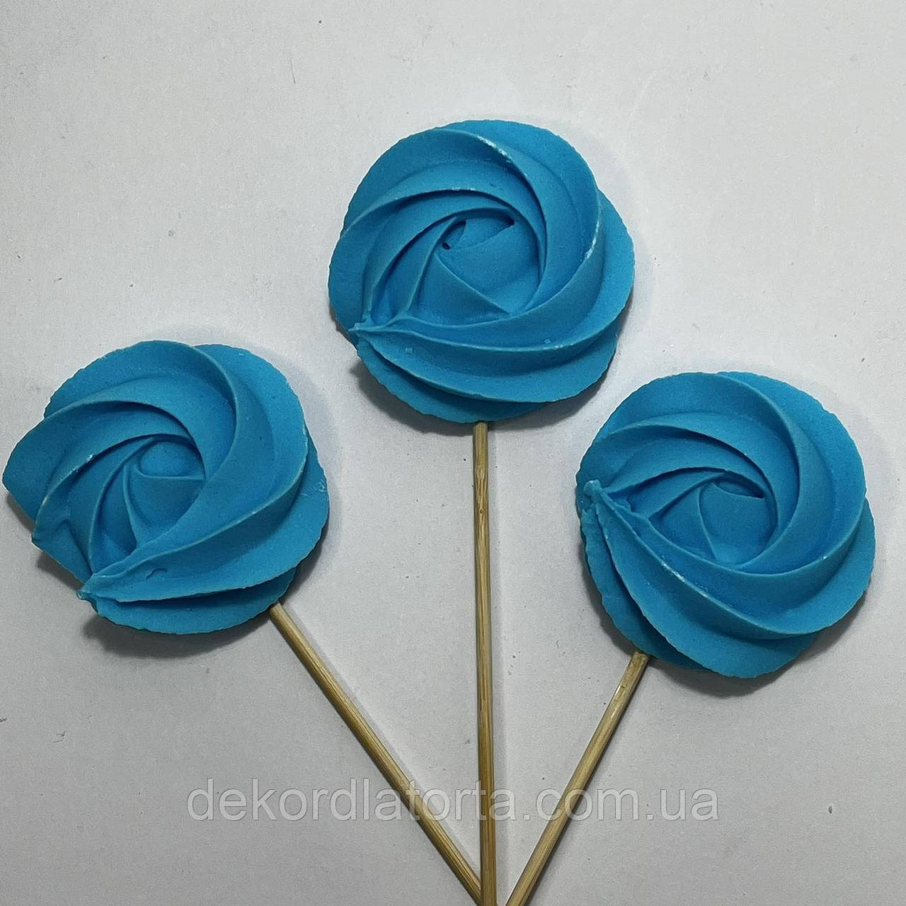 Безе на паличці Синій 1 шт, фото 1