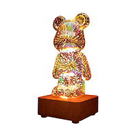 Нічник 3D Bearbrick Ведмедик KX197