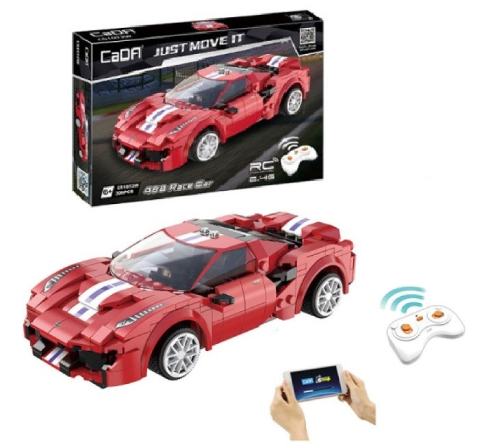 Конструктор CaDa Ferrari машина на радіокеруванні, 306 деталей